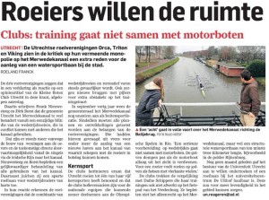 Reactie roeiclubs