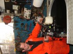 Benzinetank vacuum zuigen